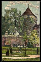 Künstler-AK Solothurn, Bastion St. Urs