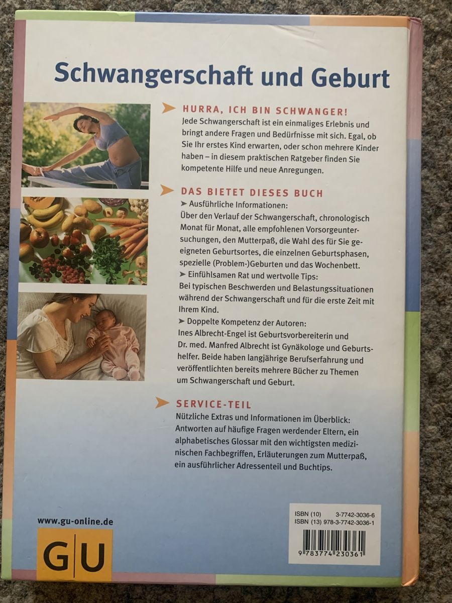 Bücher: Buch Schwangerschaft und Geburt – Neu (gemäss Beschreibung) aus Rickenbach b. Wil von Tanjaw8 1