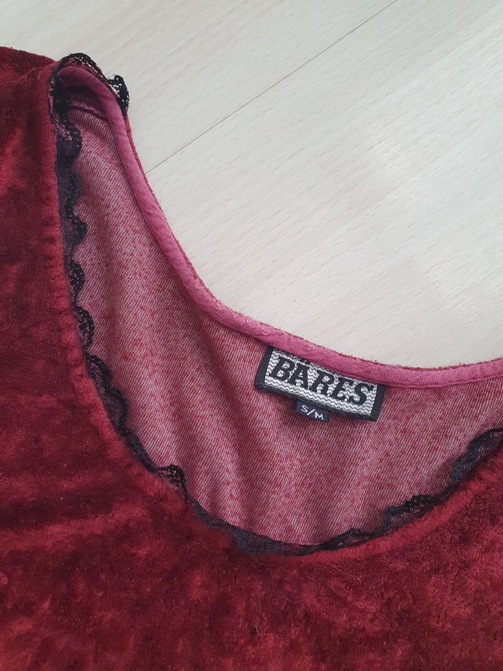 Camicette: Gothic Samtbluse Gr S "BARES" – Usato da Münsingen venduto da BlackTears-3 2