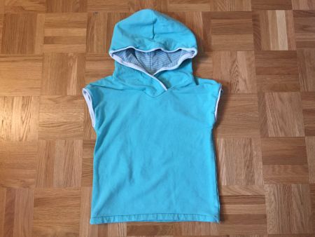 Turkises Kapuzenshirt Gr. 104 - 110