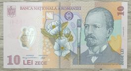 Roumanie 10 Lei Polymer UNC