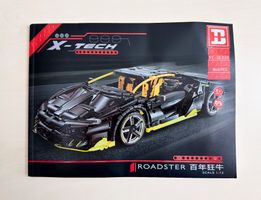 Klemmbaustein Bausatz X-Tech Roadster motorisiert/Remote