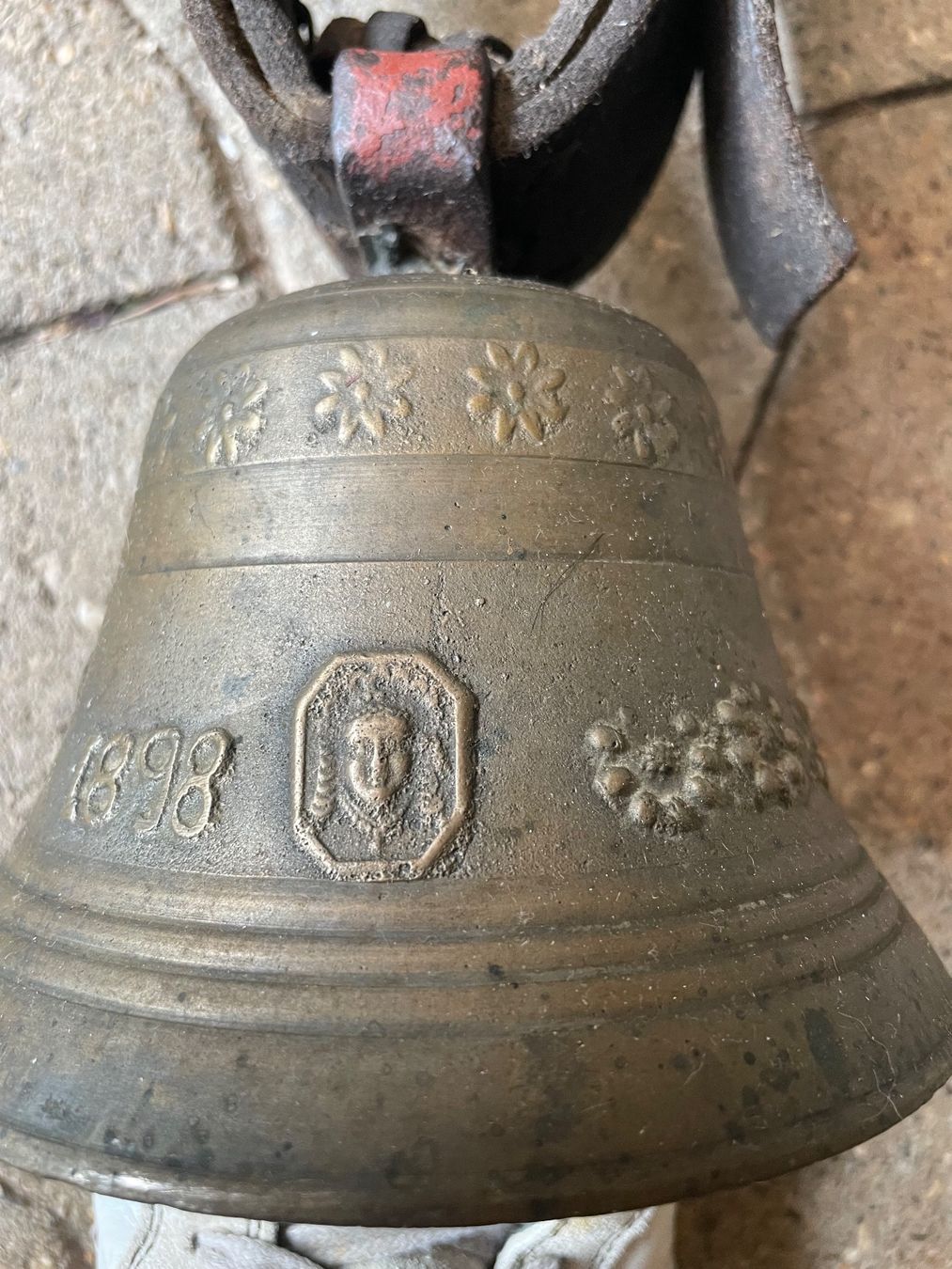 Campanacci mucche: Antike Kuhglocke von 1898 – Usato da Derendingen venduto da Resu8263 3