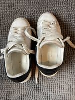 Alexander McQueen Sneaker Weiss Schwarz Leder Grösse 37