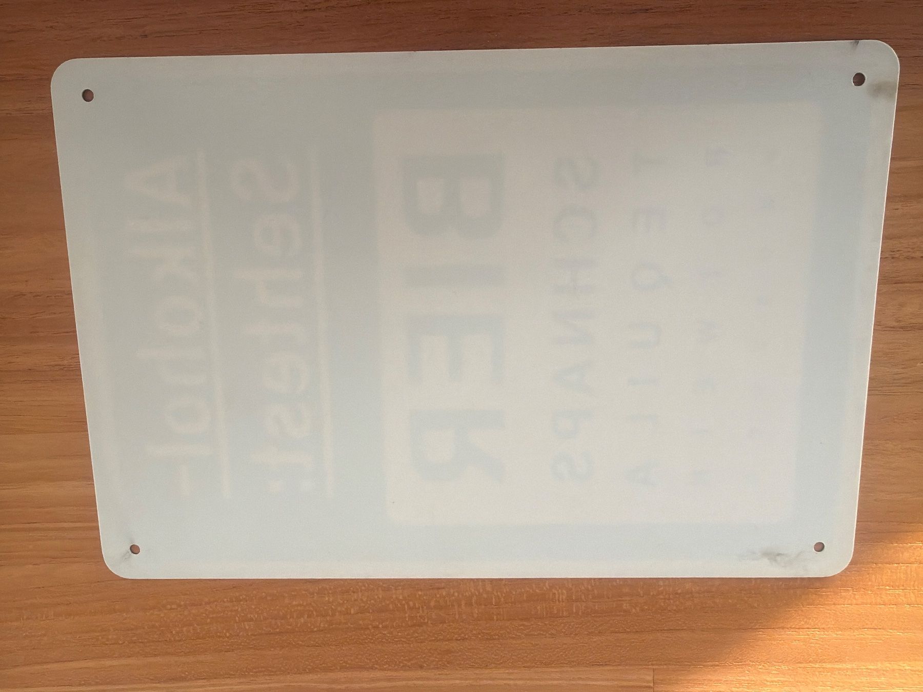 Insegne: PVC Schild Alkohol Test 20x30cm – Nuovo (secondo la descrizione) da Schenkon venduto da Jaimer_91 1