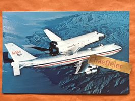 Nasa Space Shuttle Enterprise Postkarte - Selten! Top