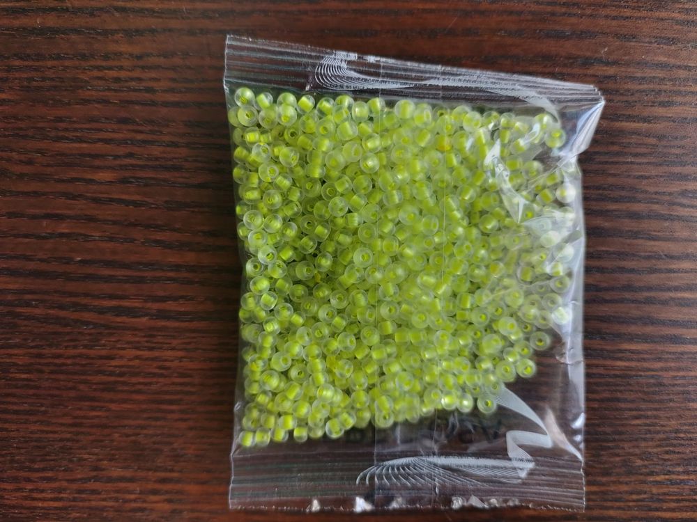 20 g di perline di semi Preciosa di colore bianco, 8/0 (Rocailles Preciosa beads White Chalk