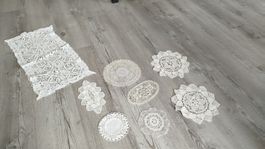 Häkeldeckchen, verschiedene Grössen, Hausräumung