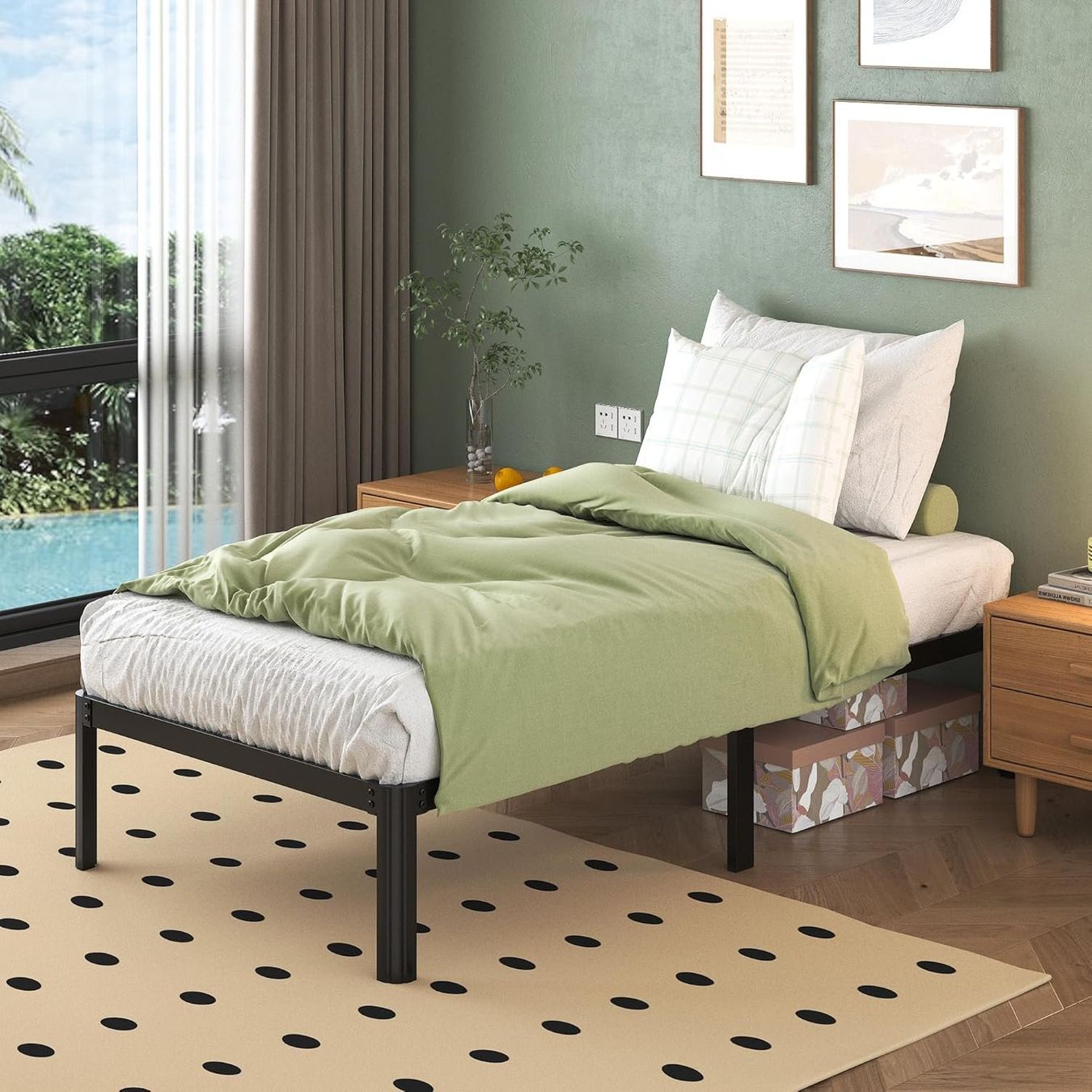 Betten: Metallbett 90x200 cm -  36cm Höhe – Neu und originalverpackt aus Basel von Stephan-Siegrist 8