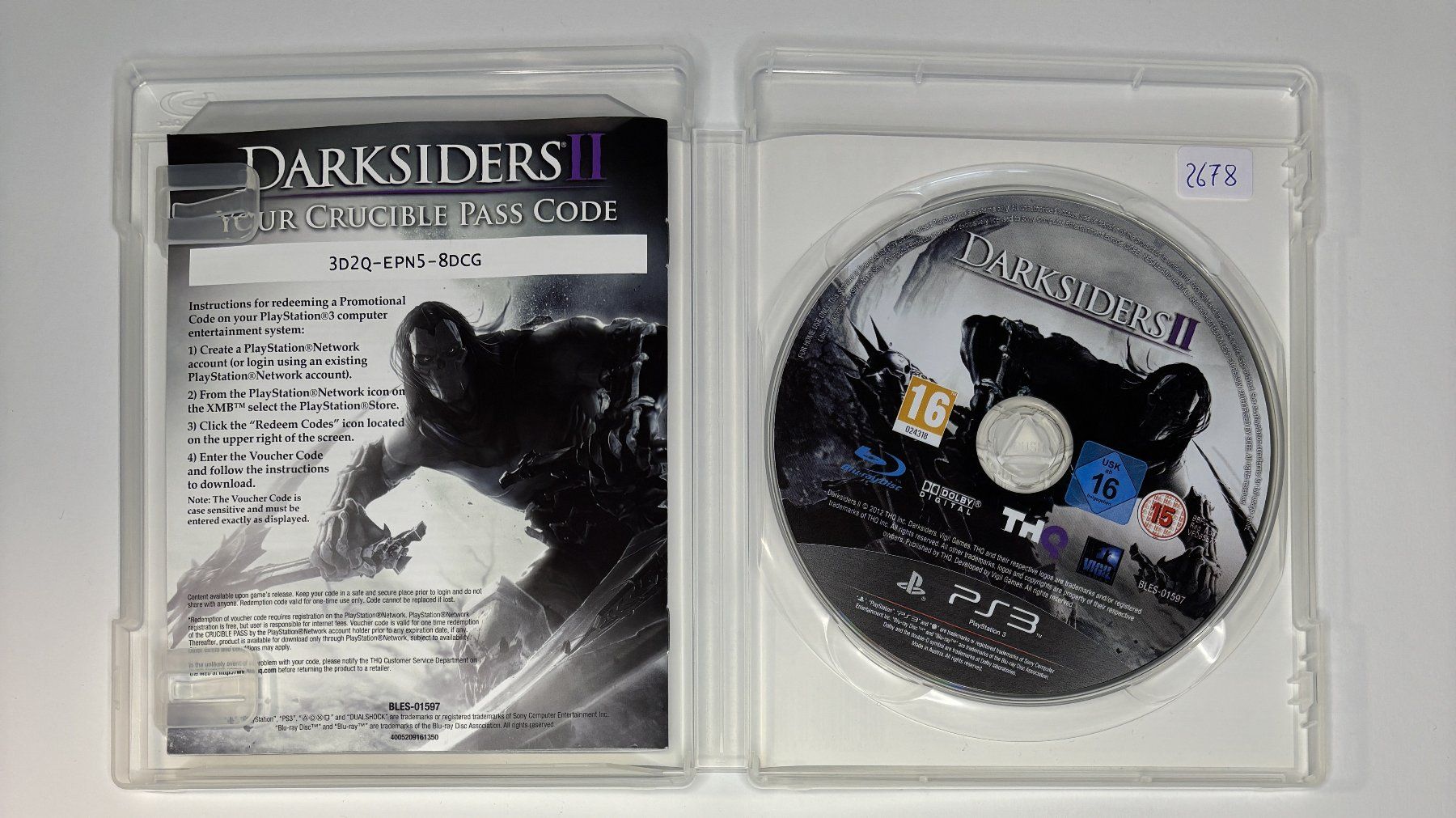 Giochi: PS3 - Darksiders II – Usato da Allschwil venduto da Bullach 1