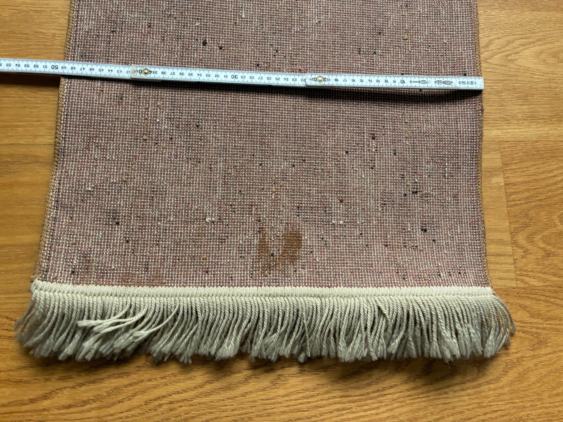 Tappeti: Orientteppich, florales Medaillon Muster + Fransen, 49x112cm – Usato da Biberist venduto da longimanus3 5