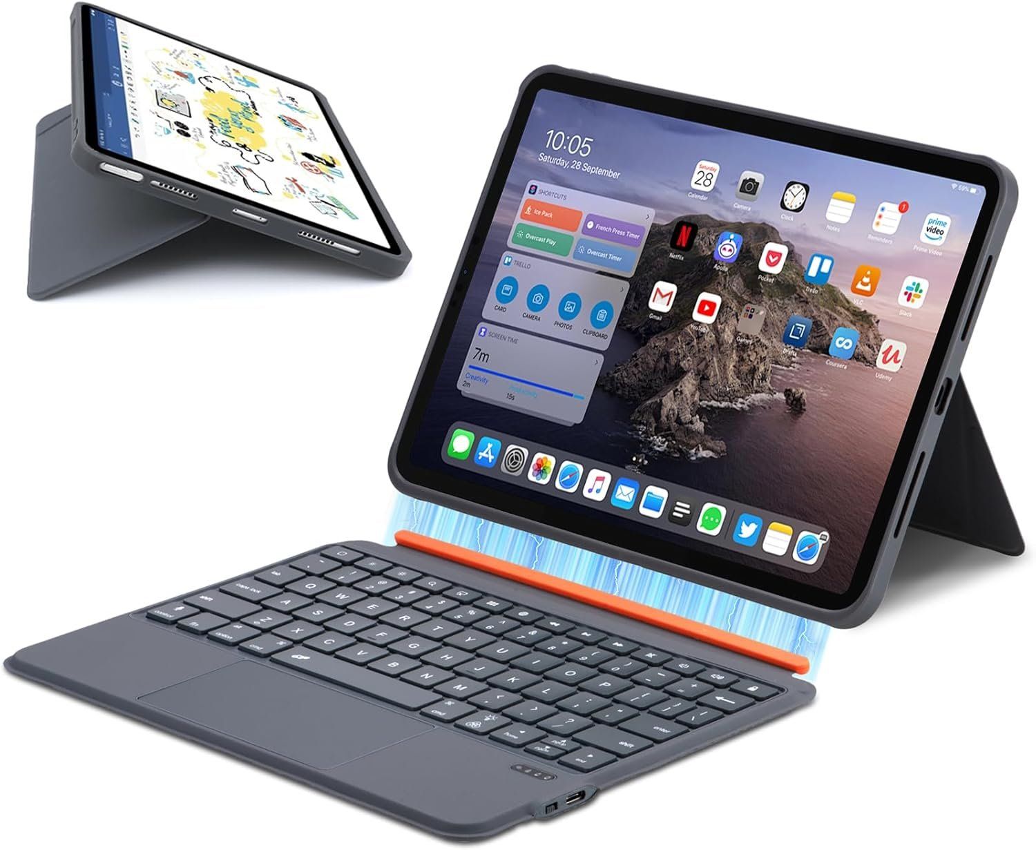 Tastiere: iPad Tastaturhülle 11'' Trackpad Bluetooth – Nuovo e nell'imballaggio originale da Suhr venduto da SchnapperCH