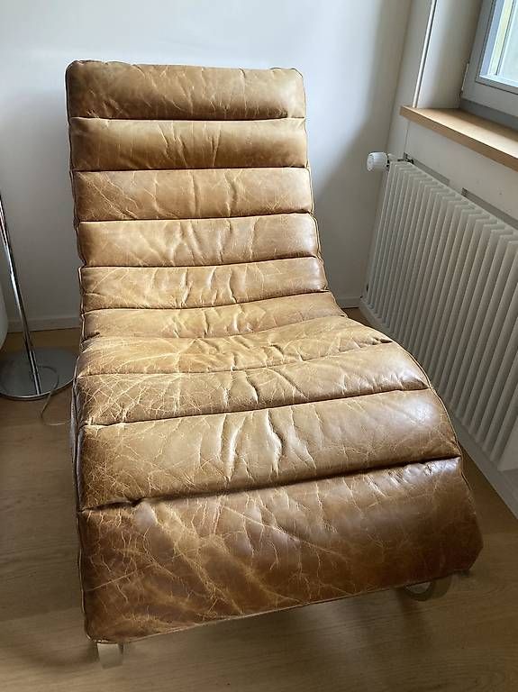 Poltrone: Vintage Leder Liegesessel – Usato da Bolligen venduto da abara1