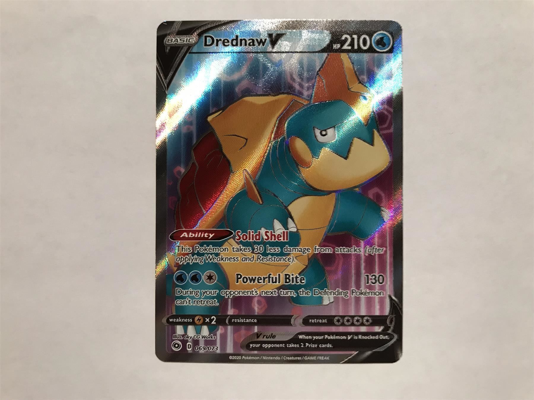 Pokémon Carte collezionabili: Drednaw V FullArt – Nuovo (secondo la descrizione) da Hagendorn venduto da Pokecollectorch 1