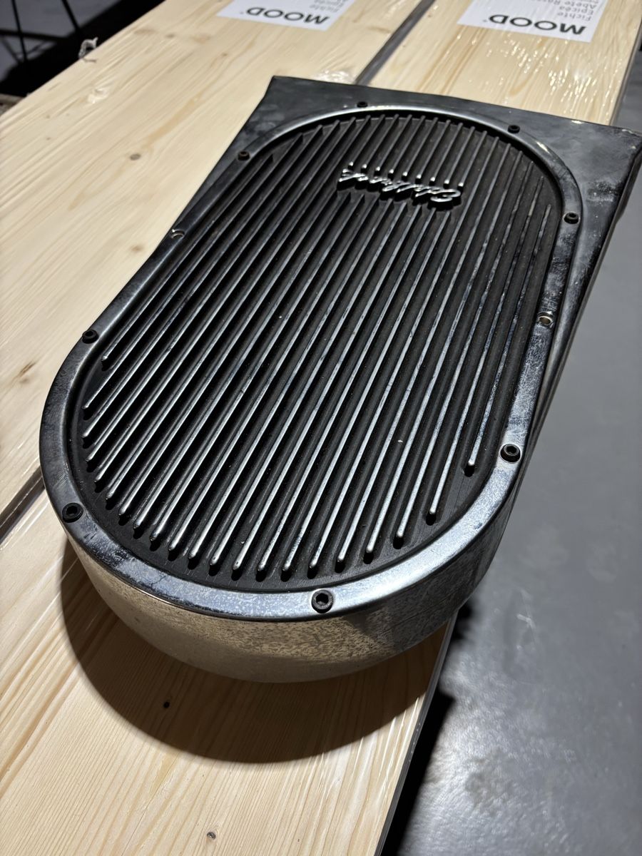Tutti pezzi di ricambio auto: Edelbrock Luftfiltergehäuse oval Metall gebraucht – Usato da Oberwil BL venduto da nic_pz2y 1