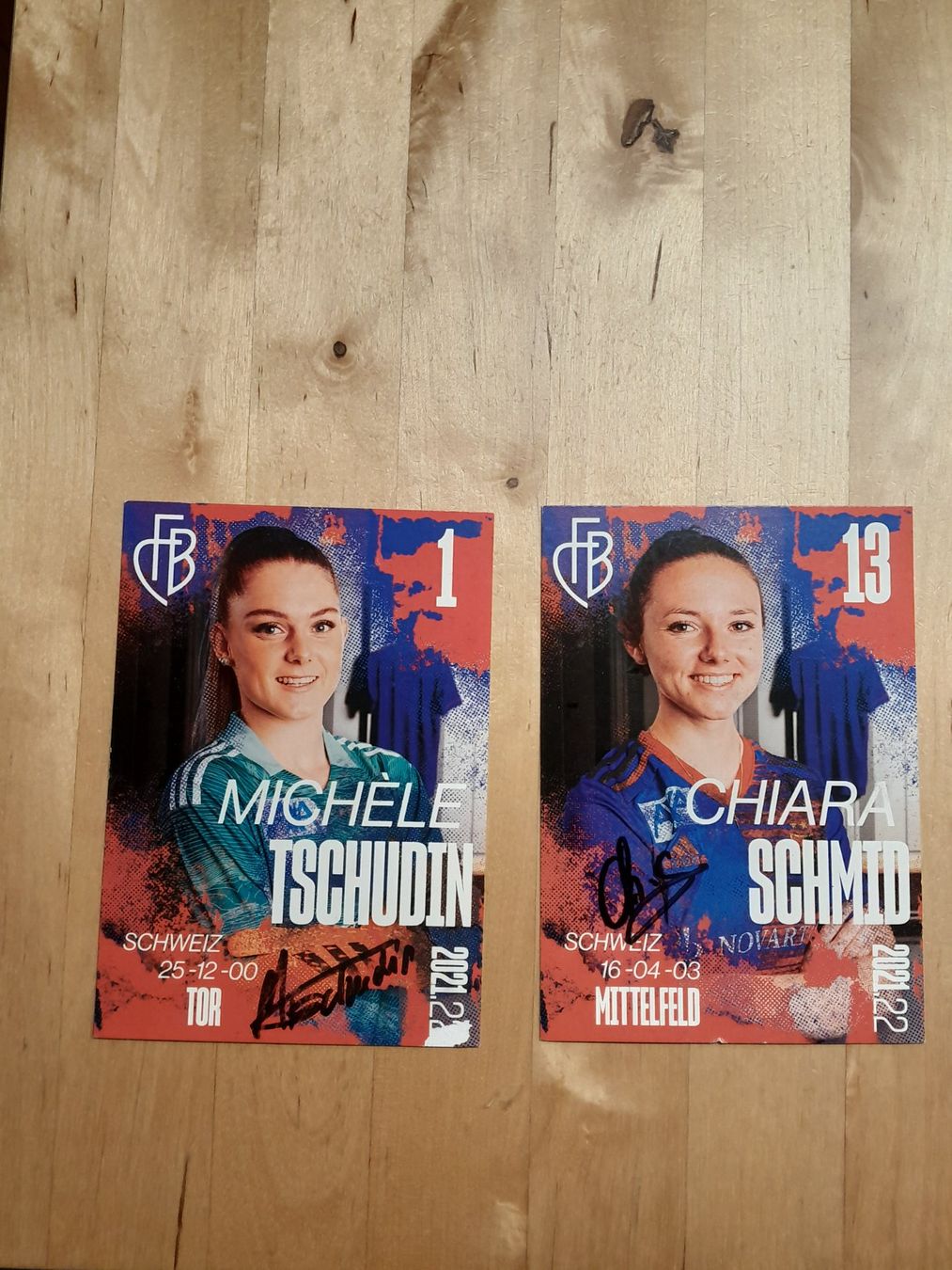 Autografi: FC Basel Autogrammkarten handsigniert – Usato da binningen venduto da bergen00