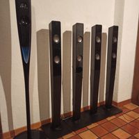 Tower Speakers, 5.1 Channel Surround Sound System, Black
