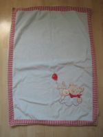 süsse cosy Babydecke Kuscheldecke  Bär/Hase hellblau
