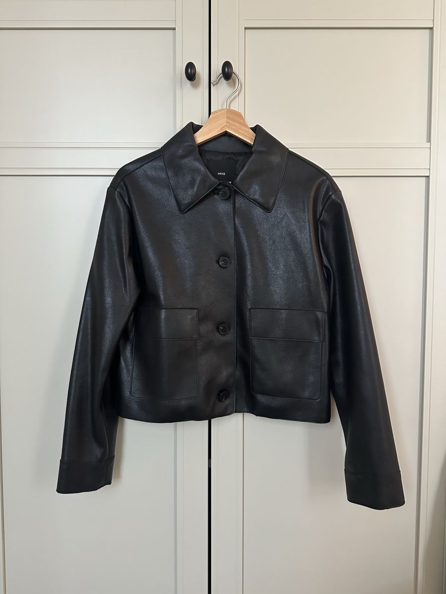 Mango Giacche: Kunstlederjacke Mango schwarz, Gr. S – Usato da Zürich venduto da nika_neko
