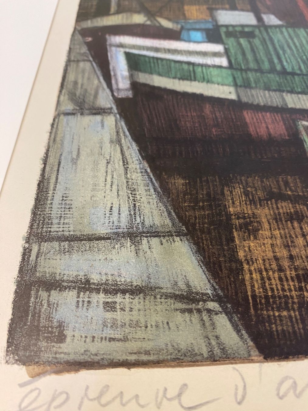 Grafiken & Lithographien: E.A. Farblithographie nächtlicher Hafen Ernst Luchsinger – Gebraucht aus Hindelbank von  6