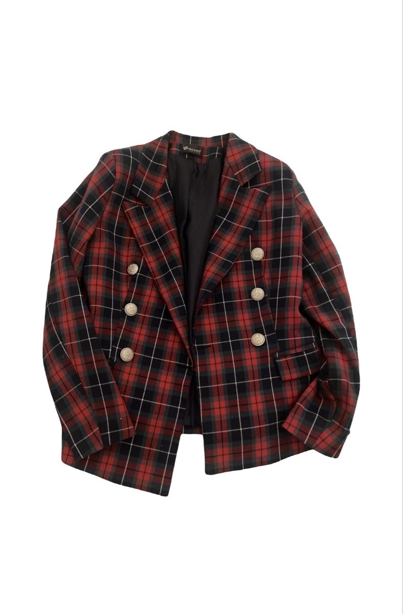 Jacken: VINTAGE BLAZER IM SCHOTTENKARO – Gebraucht aus Schaffhausen von rot_yyy7