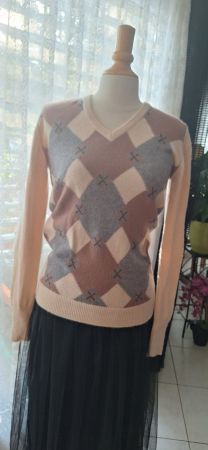 Pull Argyle motifs losanges