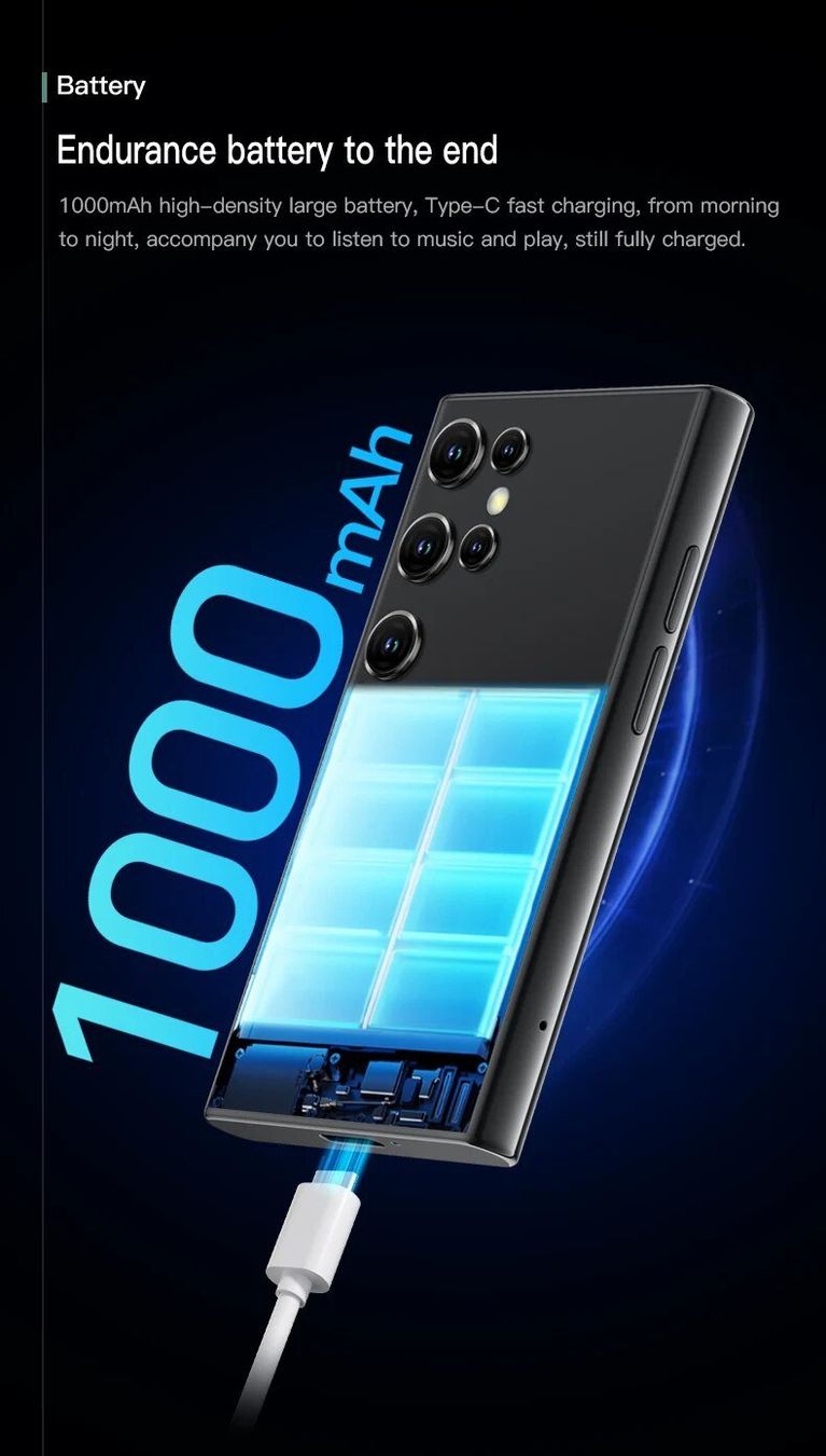 Telefoni cellulari / Smartphones: Mini-Smartphone handy Android 8.1 Dual SIM 3,0'' HD 1000mAh – Nuovo e nell'imballaggio originale da Genève venduto da Top-Trend 3