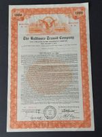Baltimore Transit Company 1957, 1000 Dollar Bond