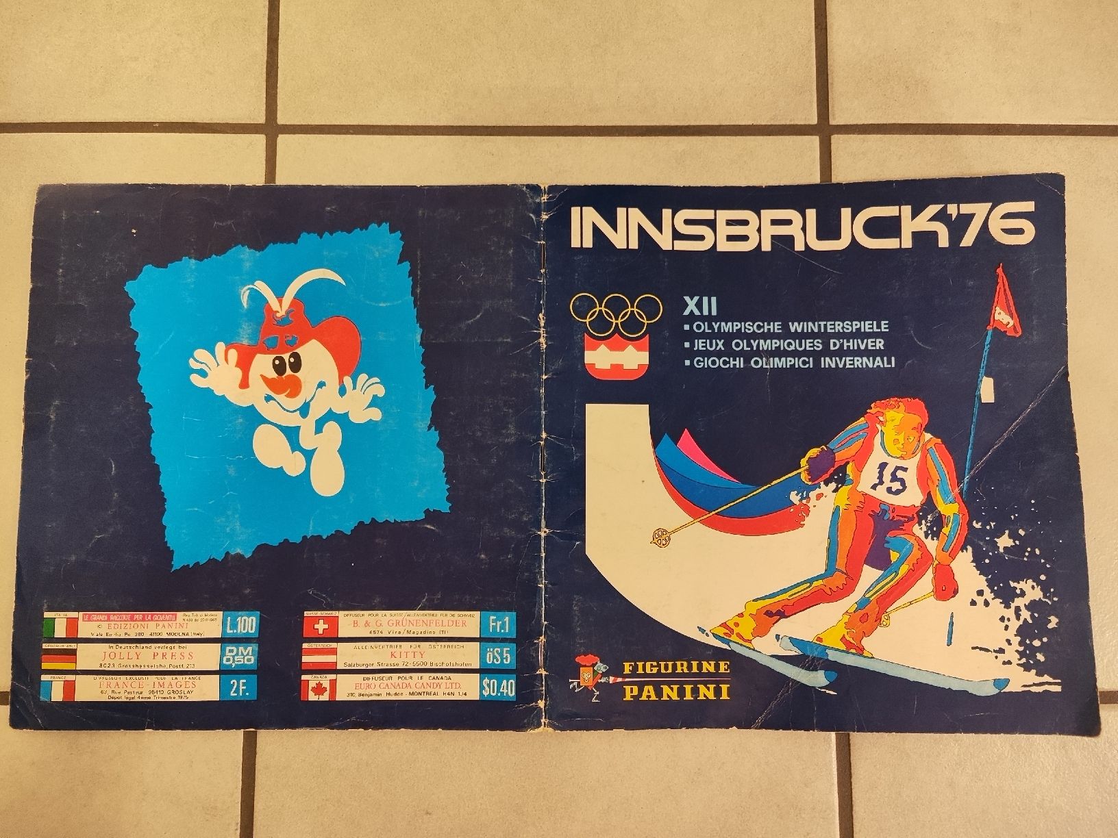 Panini Carte collezionabili: Winter Olympics Panini Stickers Innsbruck '76 – Usato da Münchenstein venduto da tottenb