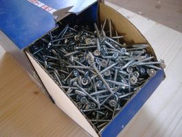 16Kg Senkkopf, Torx Schrauben, gängigste Grössen Schneidesp.