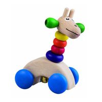 Babyspielzeug Giraffe auf Rädern
