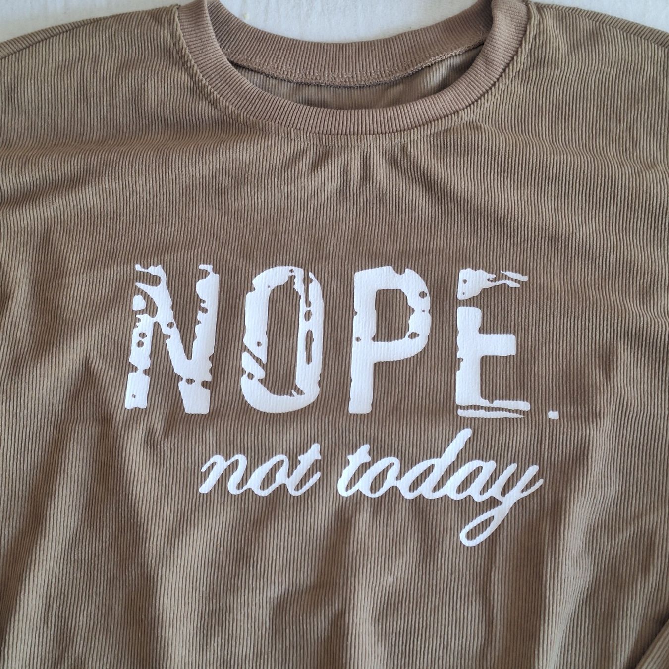 Pullover & Sweatshirts: Pulli - Cord - Nope not Today - L – Gebraucht aus Hettenschwil von Schneuggi2 1
