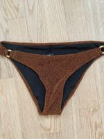 Bas de maillot de bain Avant Première M doré brillant neuf