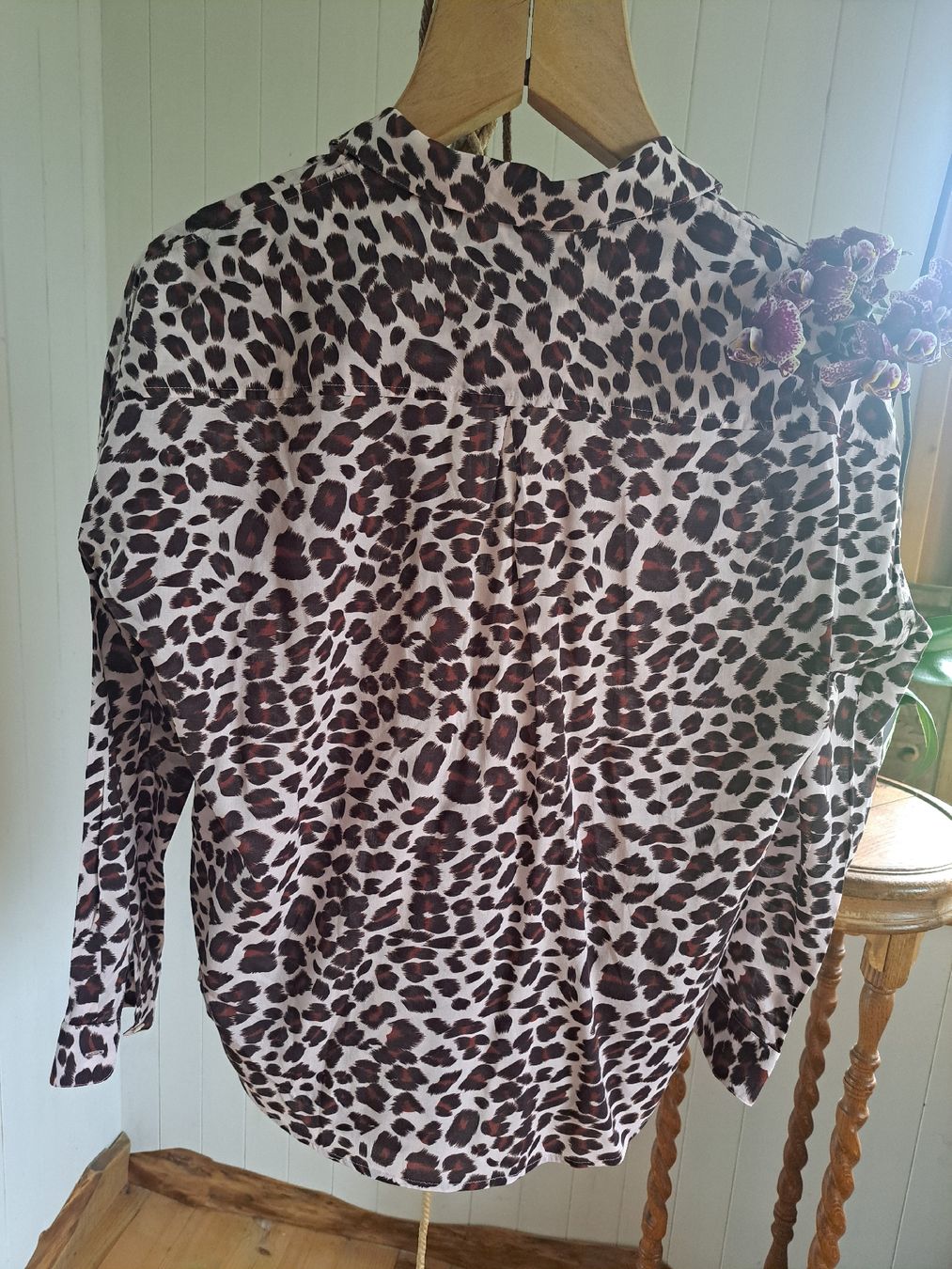 Maison Scotch Camicette: SCOTCH & SODA Hemdbluse Bluse 36 S Leopard Oberteil – Usato da Mollis venduto da Fauchi99 8