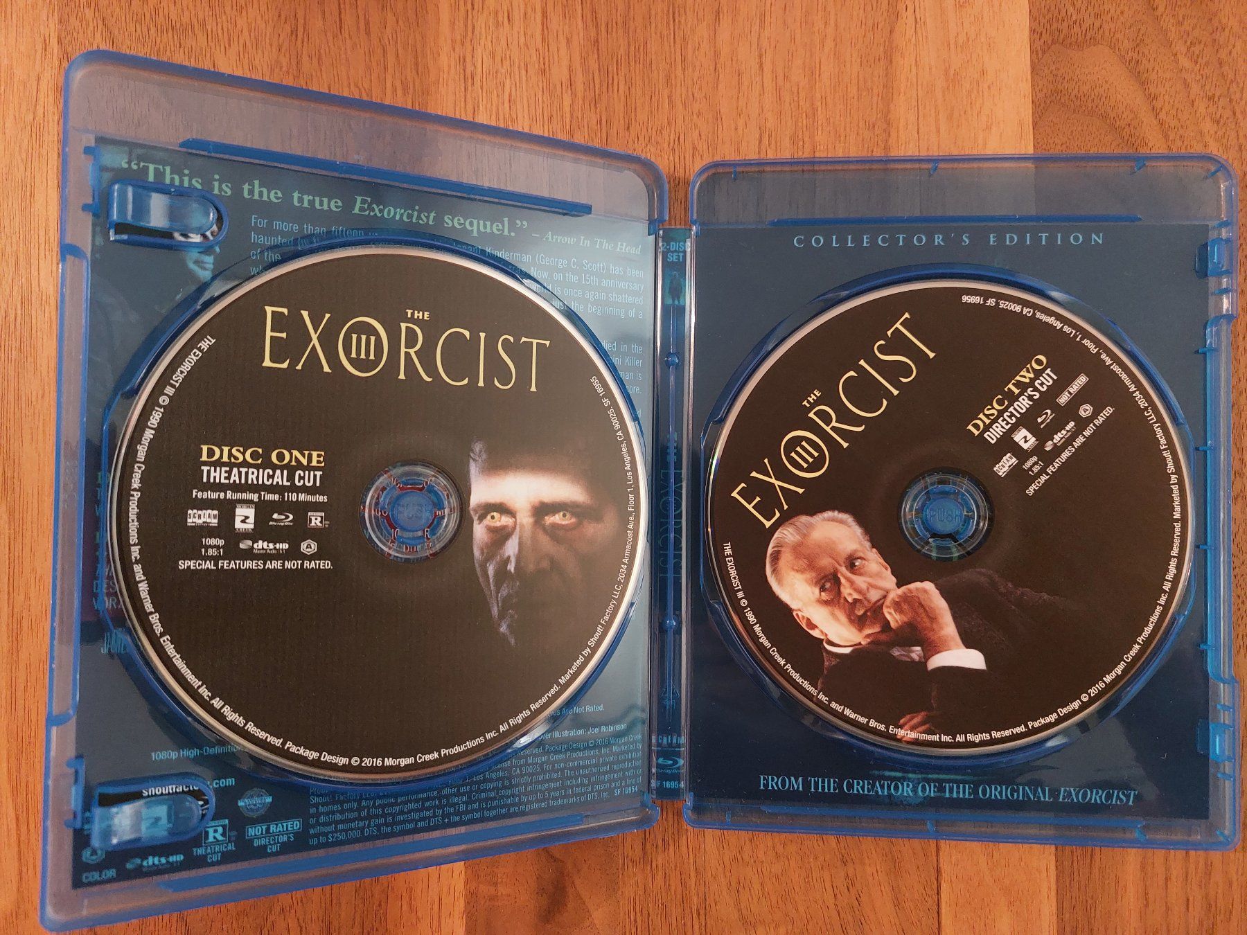 Tutti i DVDs: Blu Ray - The Exorcist III - 2 Disc-Special / US Code – Usato da Rheinfelden venduto da FilmAuktion 2