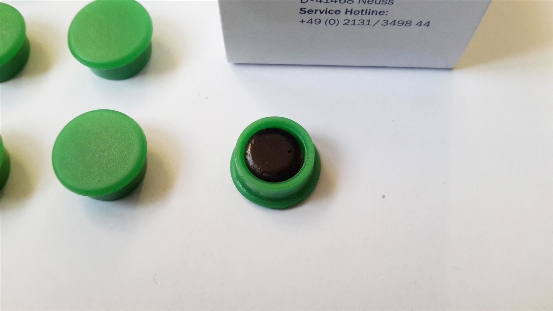 Calamite: Magnete 10 Stück, 13 mm, grün – Nuovo e nell'imballaggio originale da St. Gallen venduto da cointec 3