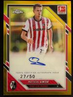 Topps Matthias Ginter Auto 27/50 Bundesliga SC Freiburg