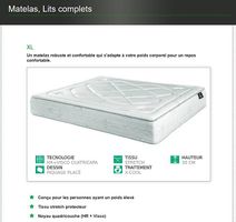 Matelas 80x200 hauteur 30cm