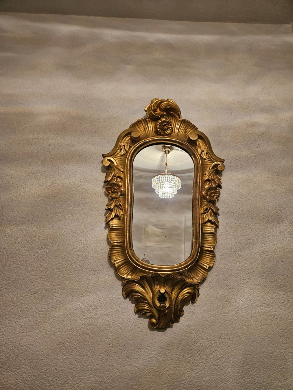 Specchi: Alter Spiegel mit Goldrahmen, Vintage – Usato da Wittenbach venduto da anzo4 1