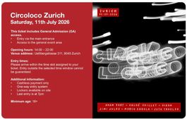Circoloco Zurich (11.07.2026) July 11th