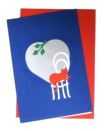 Cartoline: Karte "Katze" 2Stk. – Nuovo (secondo la descrizione) da Schlatt TG venduto da glueckwunschkarte.22 1
