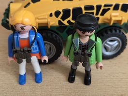 Véhicule d'exploration jurassique Playmobil avec 2 figurines