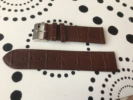 LEATHER BRACELET LEDERARMBAND BRACELET CUIR - 24 MM NEW !!!