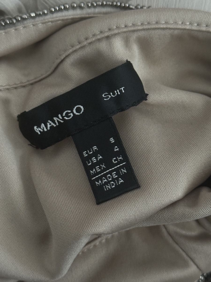 Mango Vestiti: Kleid Mango Suit beige mit Perlenbesatz – Nuovo (secondo la descrizione) da Wohlen AG venduto da jes_9c79 3