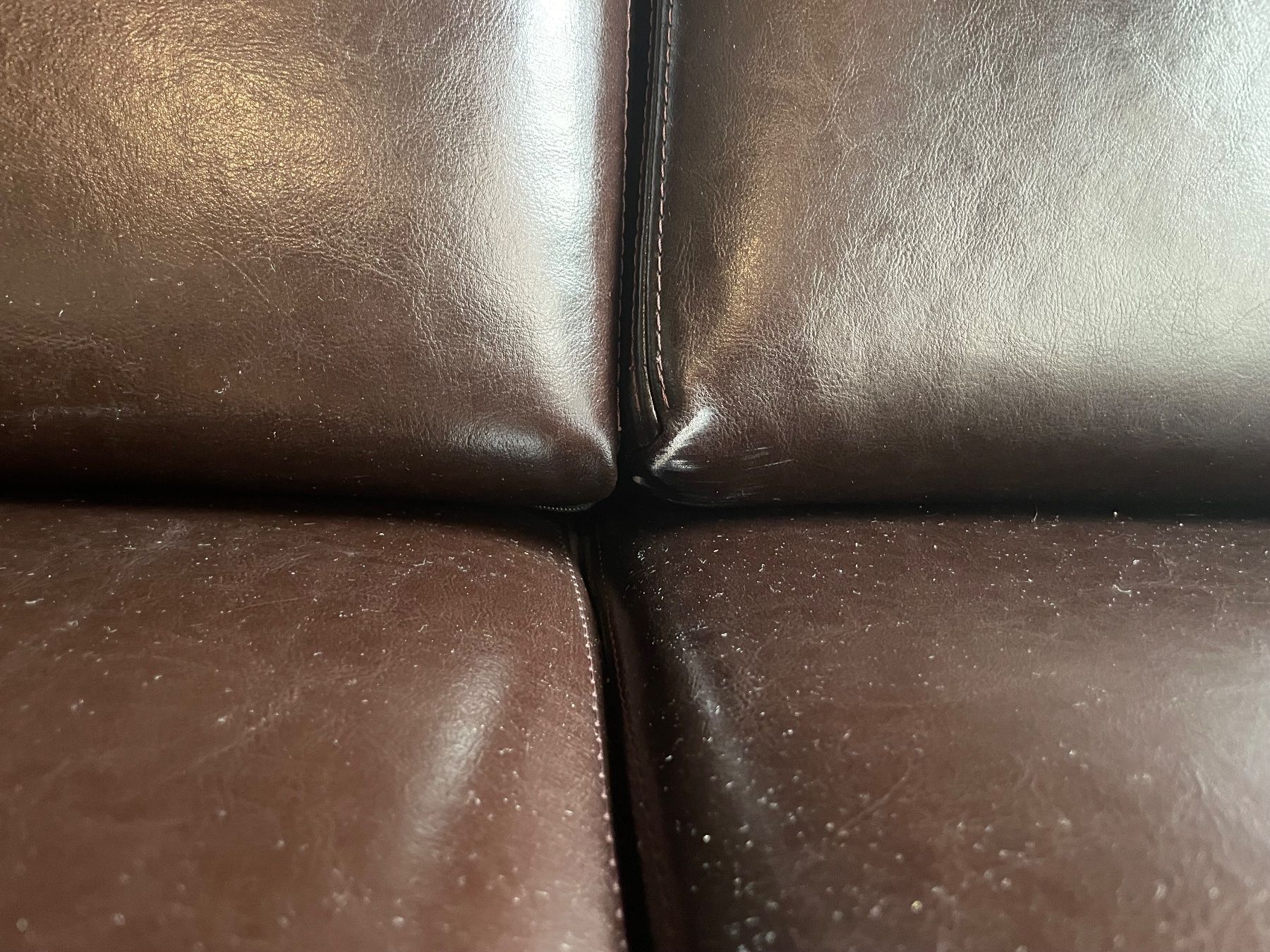 Divani: Braunes leder Sofa – Usato da Jona venduto da julia0110 4