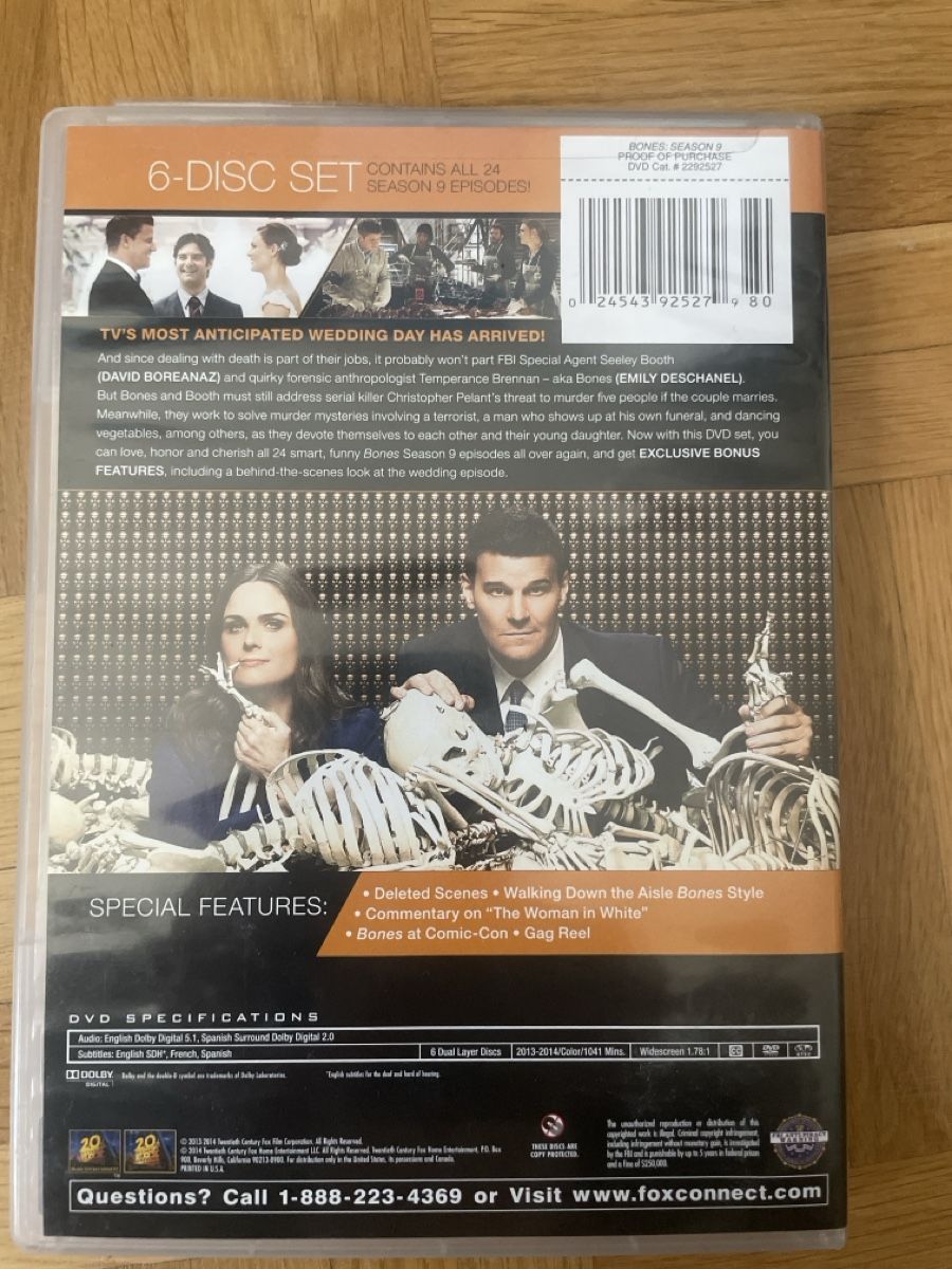 Tutti i DVDs: Bones-The complete Ninth season – Nuovo (secondo la descrizione) da Zürich venduto da David.zh 1