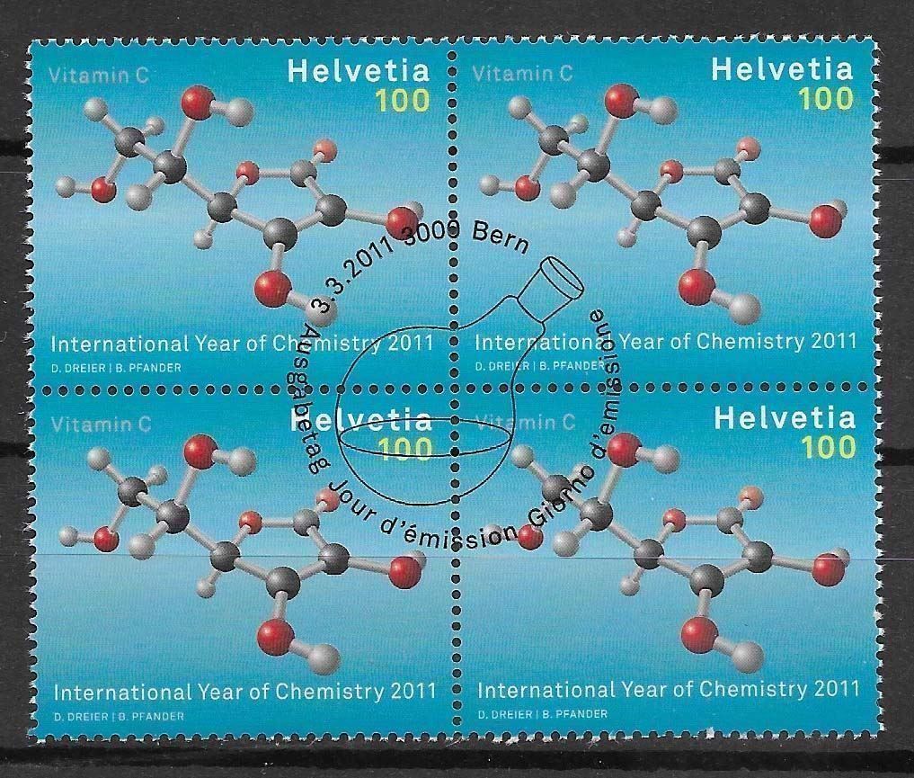 Tutti i francobolli: B1386 - Année Chimie B4 1er jour – Usato da Trélex venduto da Phil_Albert