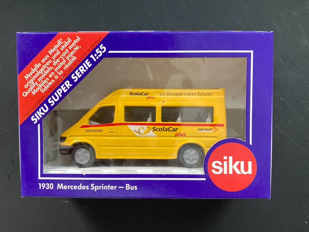 SIKU 1930 CH Mercedes Sprinter 'DIE POST - Scola Car
