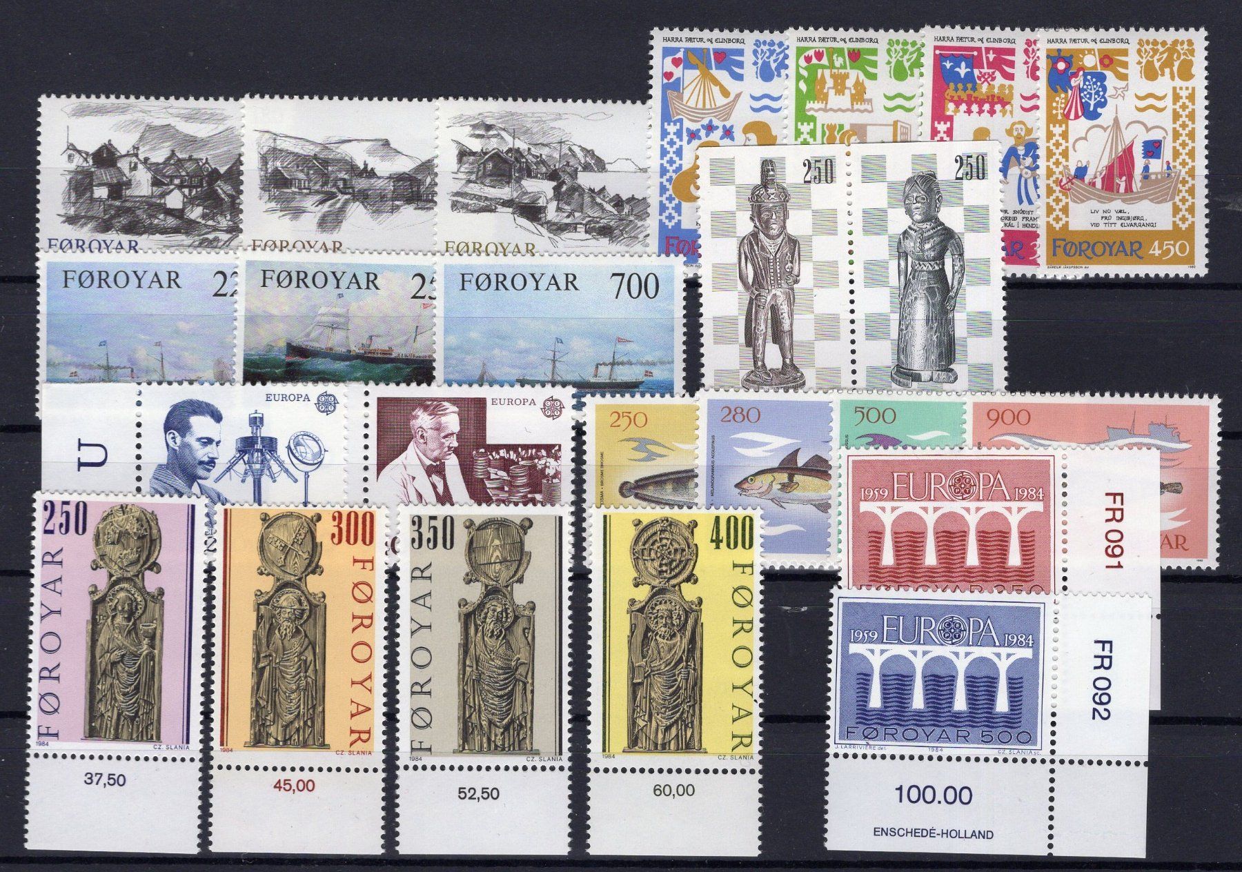 Tutti i francobolli: R5298  /  Danemark Féroé neufs XX – Nuovo (secondo la descrizione) da Ste-Croix venduto da MONT-TAGNAC