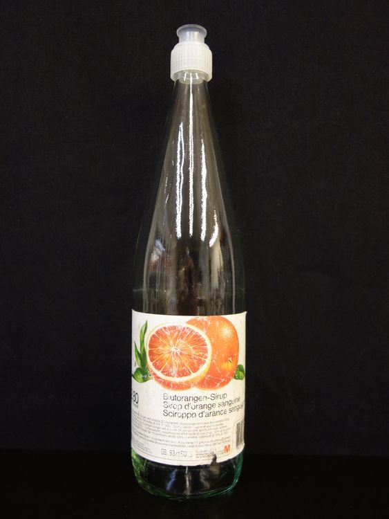 alte Sirup - Flasche 1988 BISCHOFSZELL BLUTORANGEN-SIRUP &amp;#39;93 (Gebraucht ...